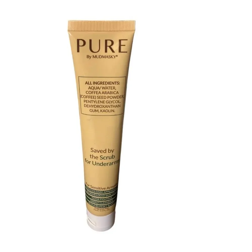 Pure MudMasky Saved By The Scrub For Underarms Sensitive Armpits 75ml New/Sealed